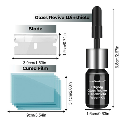 👍 HandyFidgetGround™ Mighty Glass Revive Windshield Repair Kit