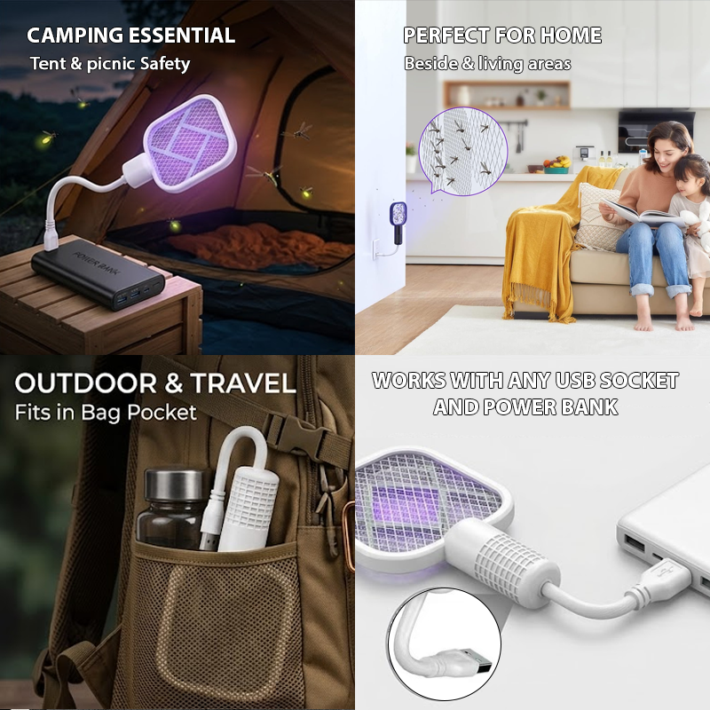 👍 HiFiveGo™ Mini USB Plug-in Bug Killer Lamp Zapper
