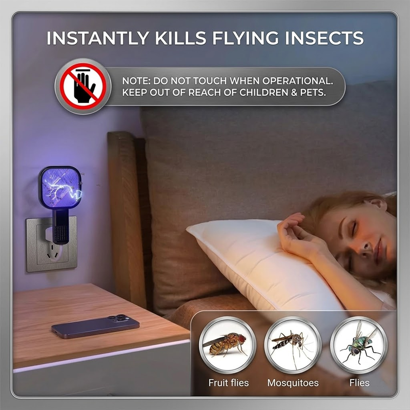 👍 HiFiveGo™ Mini USB Plug-in Bug Killer Lamp Zapper