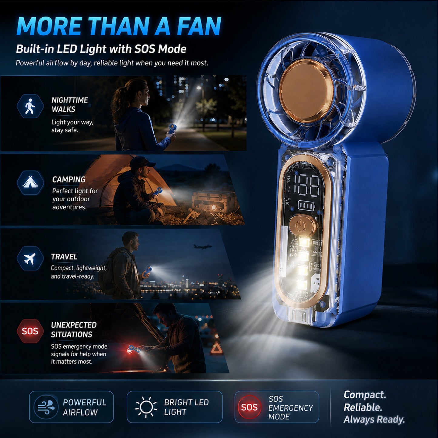 HiFiveGo™ Nano-FrostCore Turbo Mini Fan