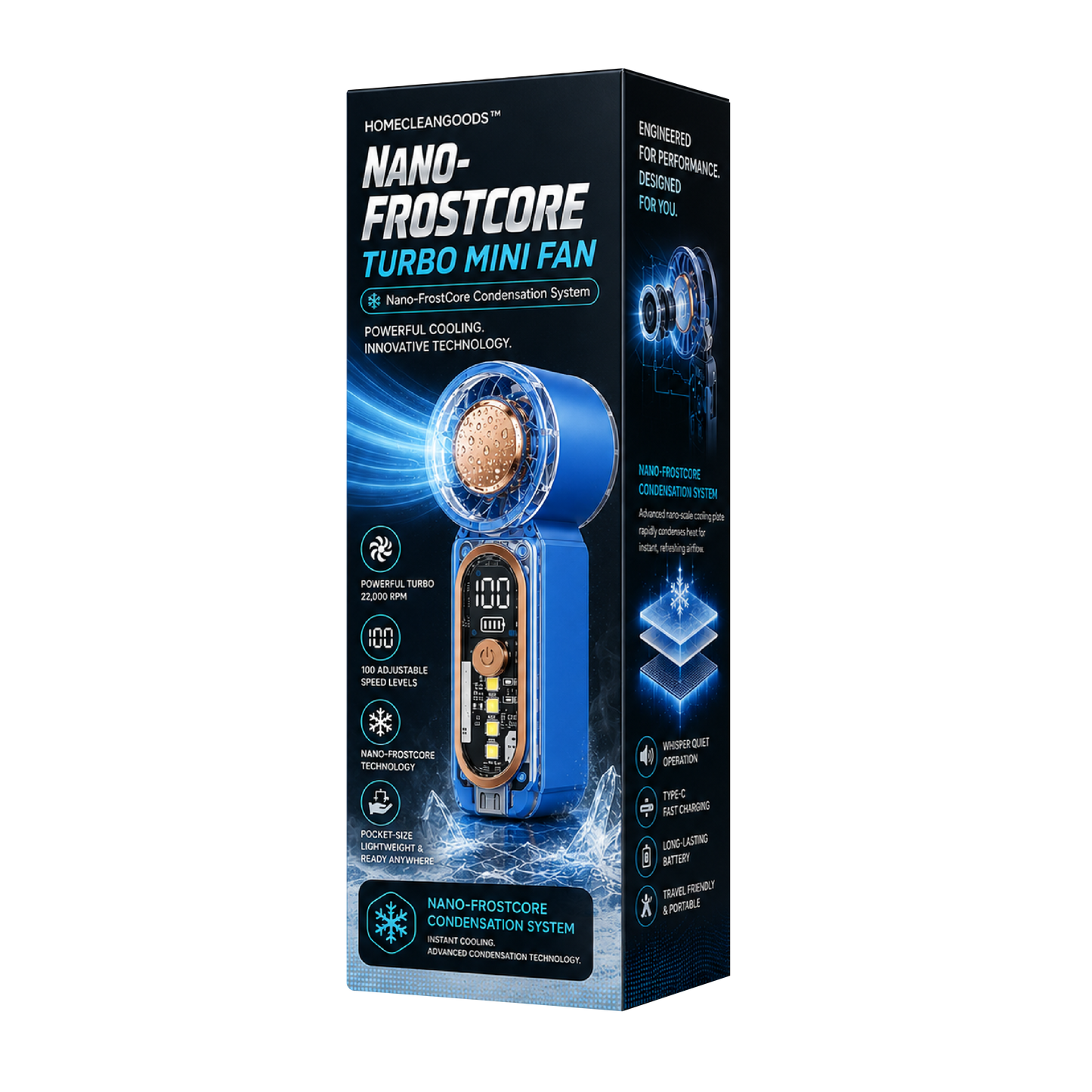 HiFiveGo™ Nano-FrostCore Turbo Mini Fan