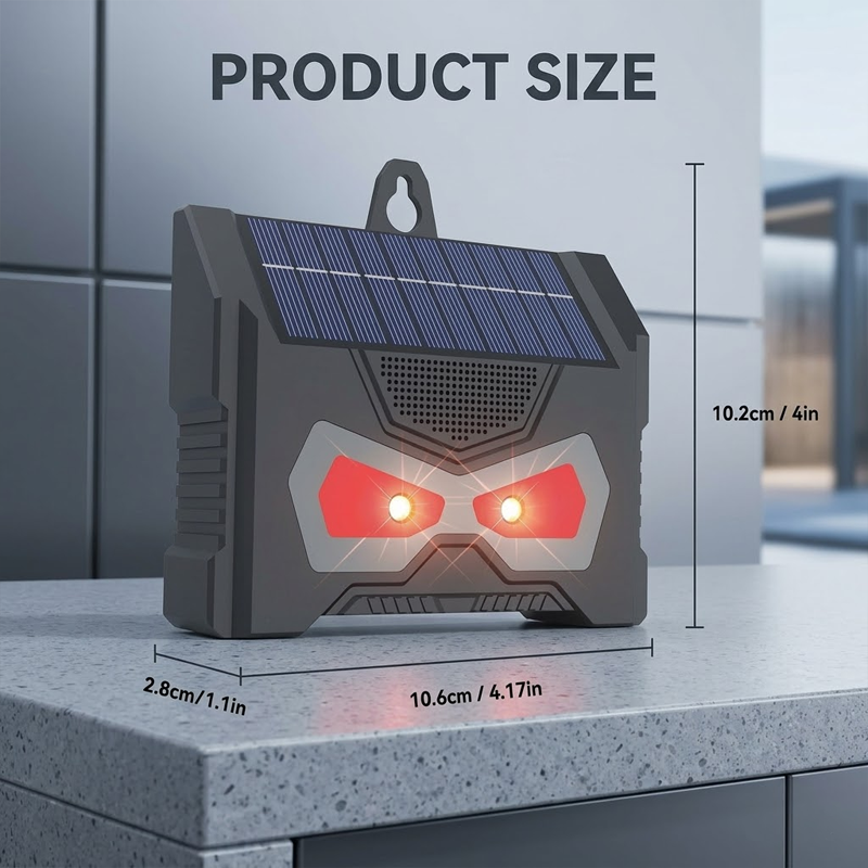 HiFiveGo™ NightEyes Solar Predator Ultrasonic Pest Repeller