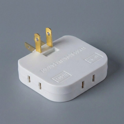 HandyFidgetGround™ PlugTurn Rotating Outlet Wall Adapter