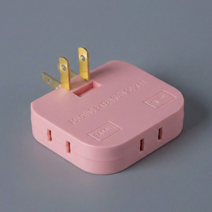 HandyFidgetGround™ PlugTurn Rotating Outlet Wall Adapter