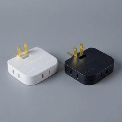 HandyFidgetGround™ PlugTurn Rotating Outlet Wall Adapter