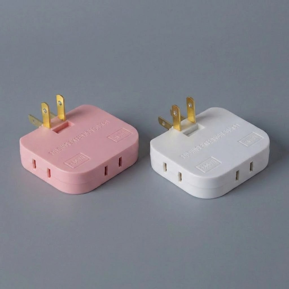 HandyFidgetGround™ PlugTurn Rotating Outlet Wall Adapter
