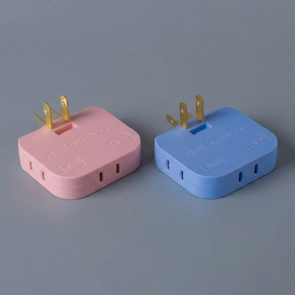 HandyFidgetGround™ PlugTurn Rotating Outlet Wall Adapter