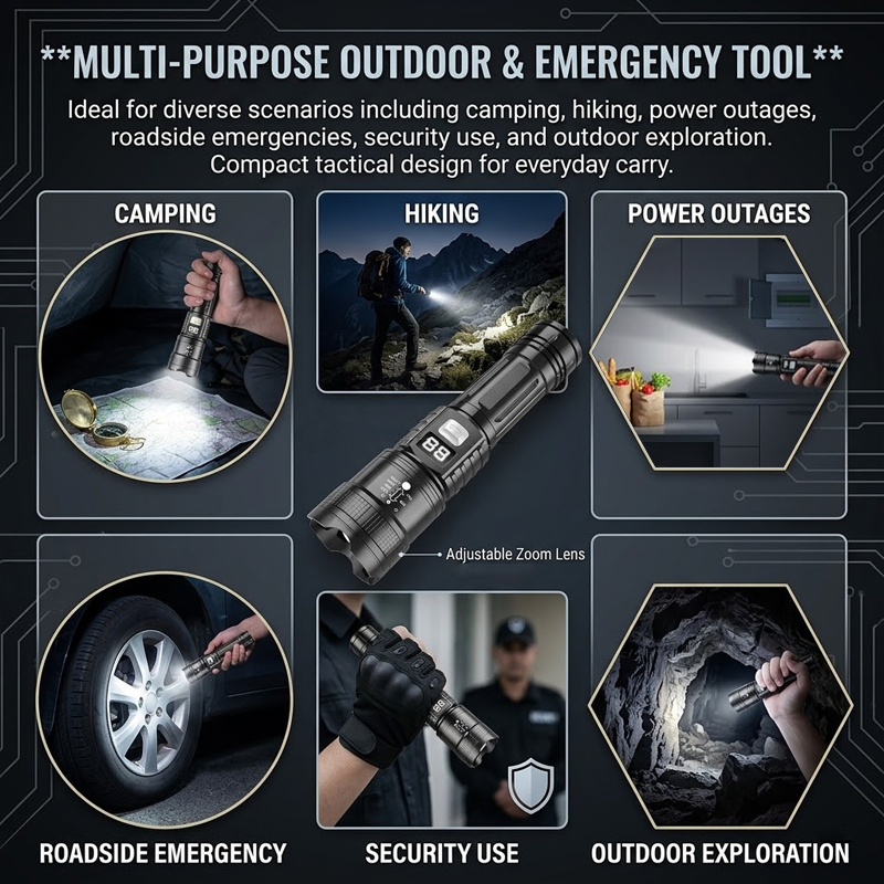 HiFiveGo™ PowerPro Super Bright Tactical Flashlight