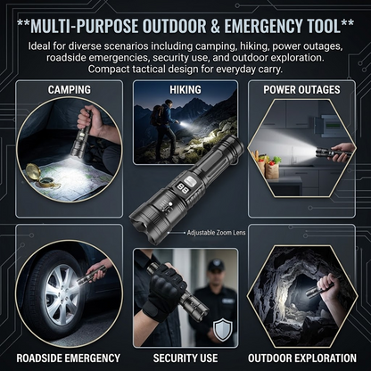 HiFiveGo™ PowerPro Super Bright Tactical Flashlight