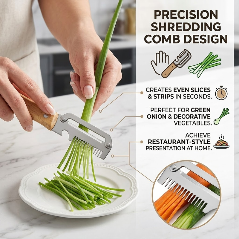 HiFiveGo™ PrepSlice Multi Veggie Shredder Peeler