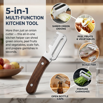 HiFiveGo™ PrepSlice Multi Veggie Shredder Peeler