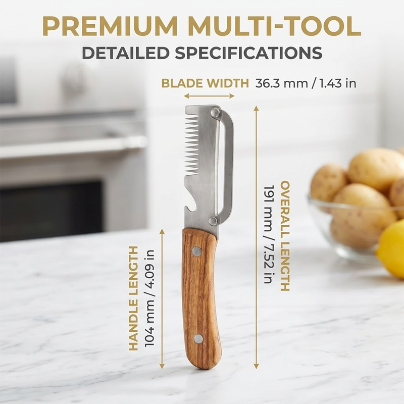 HiFiveGo™ PrepSlice Multi Veggie Shredder Peeler