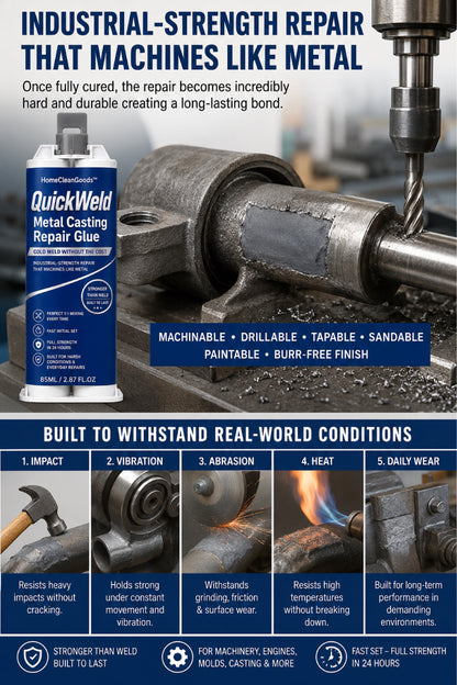 HiFiveGo™ QuickWeld Metal Casting Repair Glue