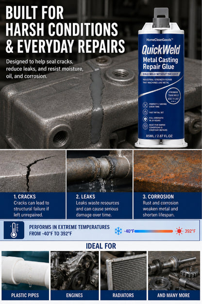 HiFiveGo™ QuickWeld Metal Casting Repair Glue
