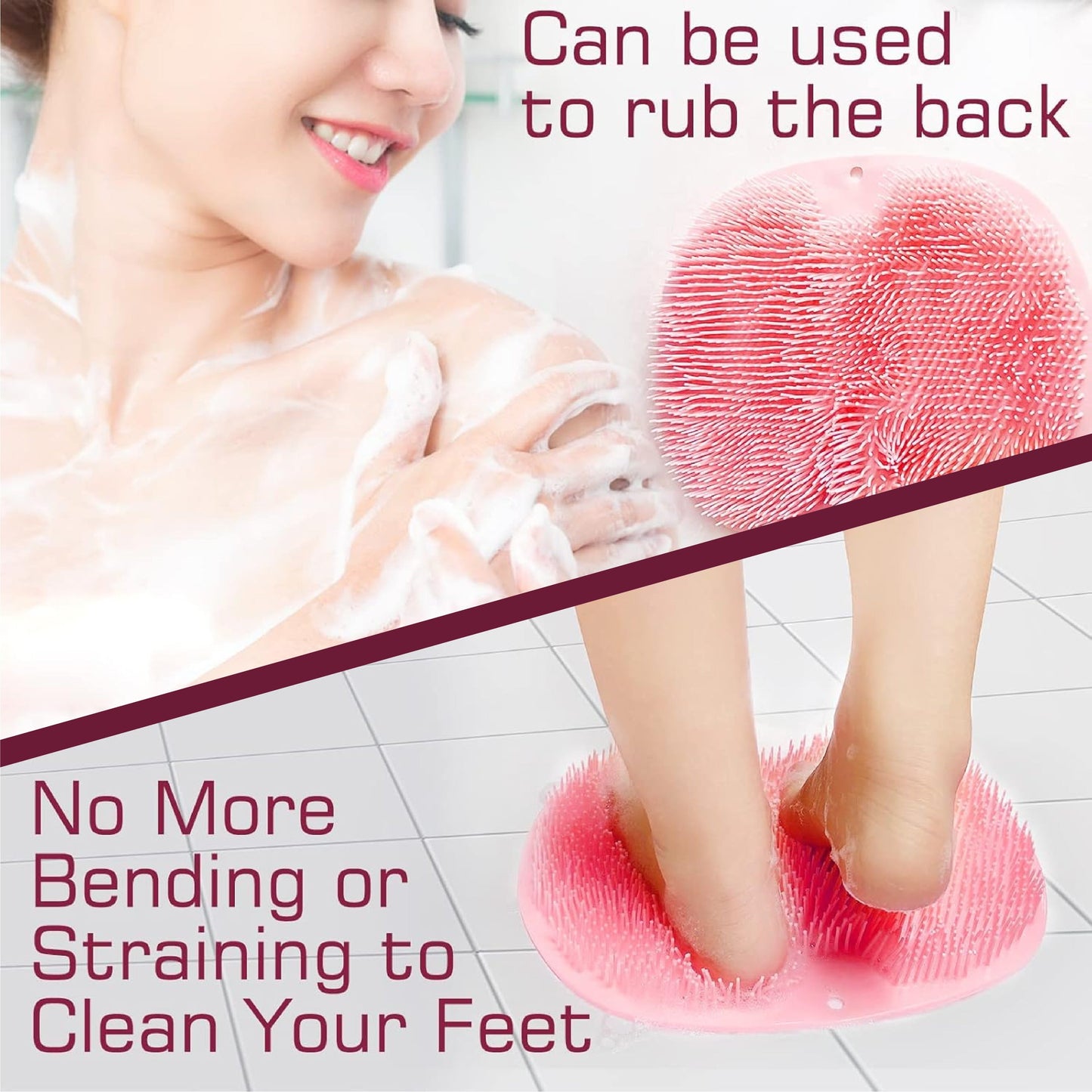 👍 HandyFidgetGround™ Silicone Foot & Back Massage Scrubber