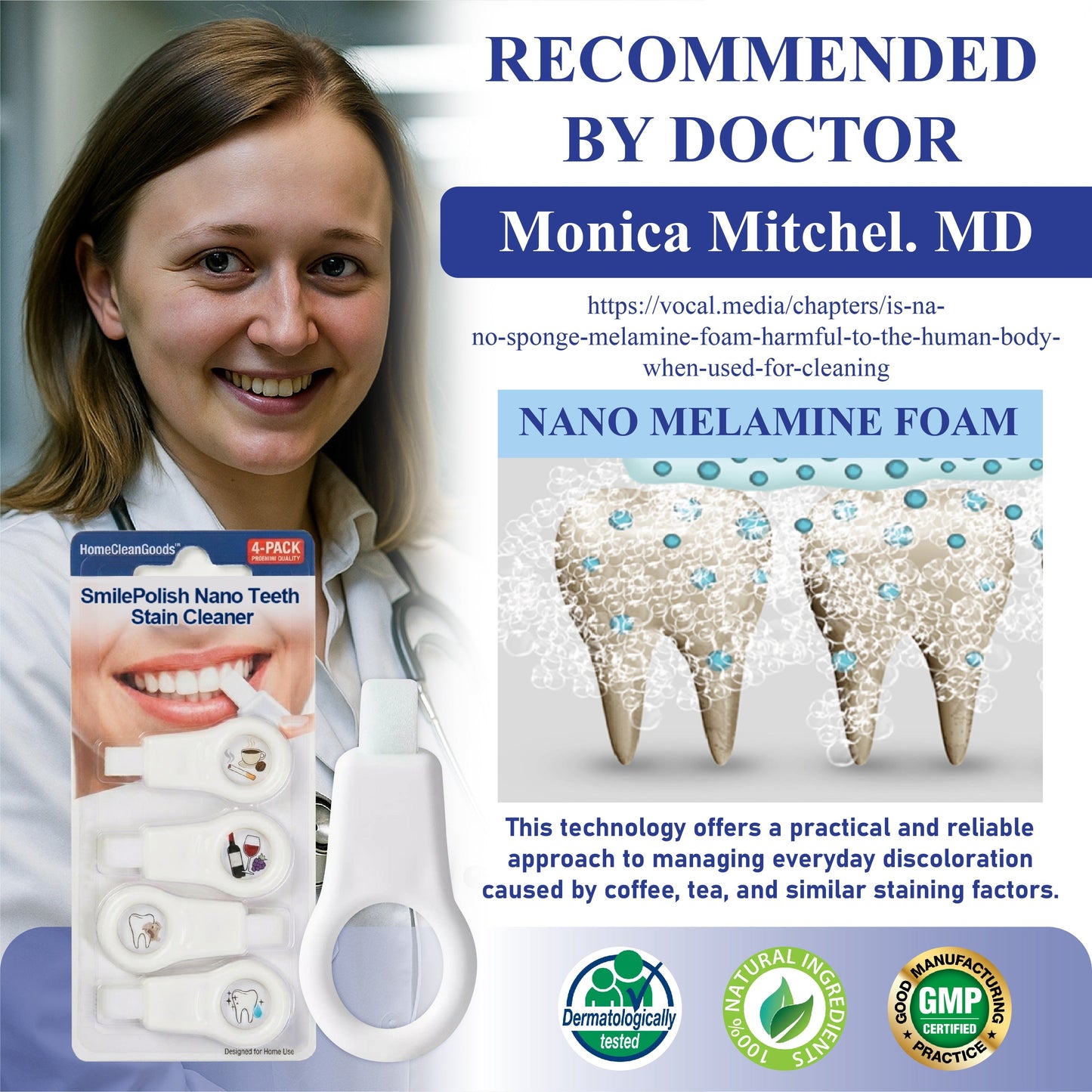 HandyFidgetGround™ SmilePolish Nano Teeth Stain Cleaner