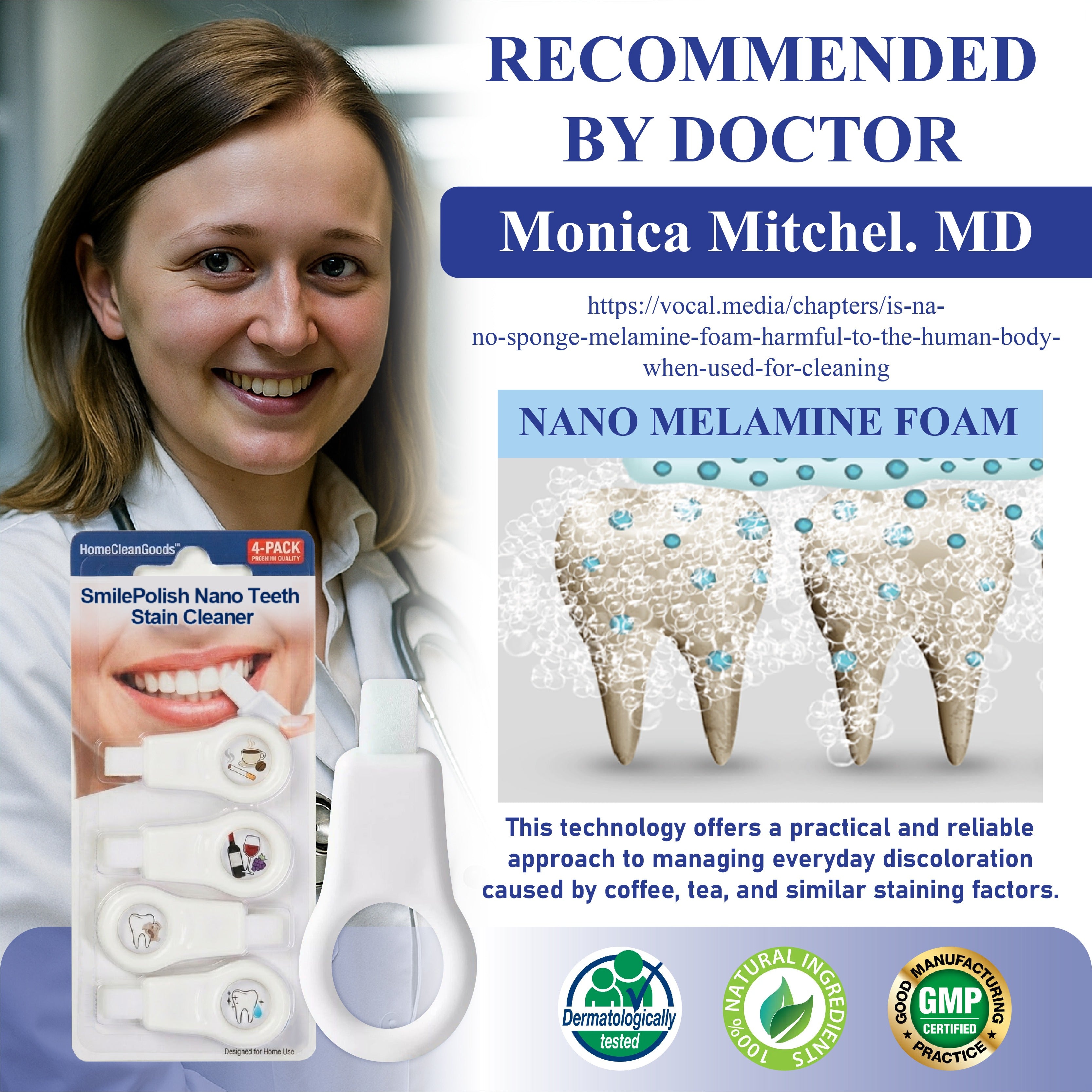 HandyFidgetGround™ SmilePolish Nano Teeth Stain Cleaner