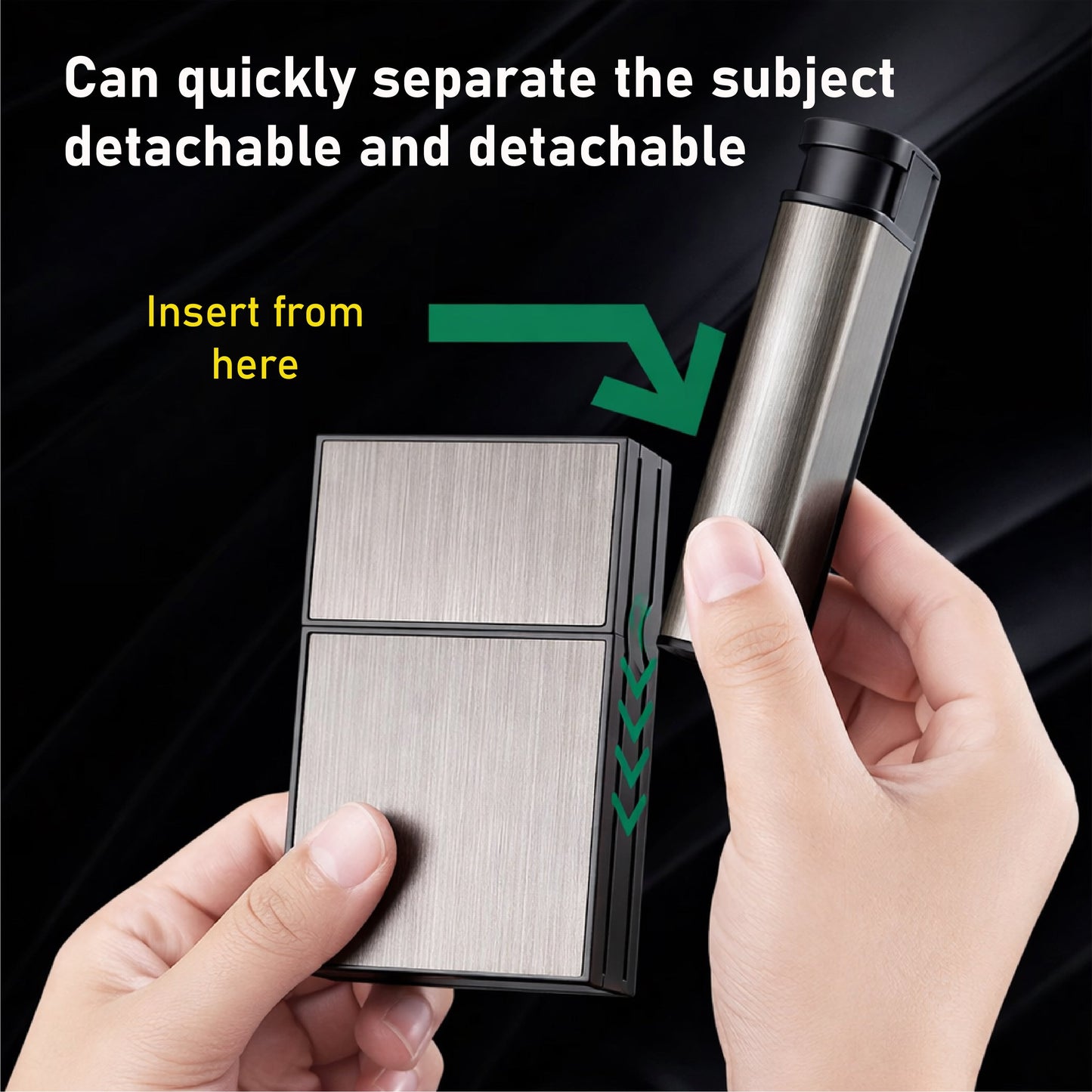 HandyFidgetGround™ SmokeMate Tight Seal Storage & Lighter Case