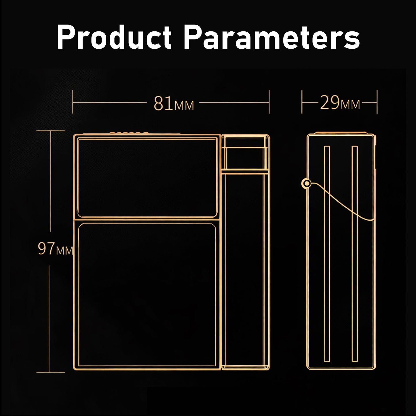 HandyFidgetGround™ SmokeMate Tight Seal Storage & Lighter Case