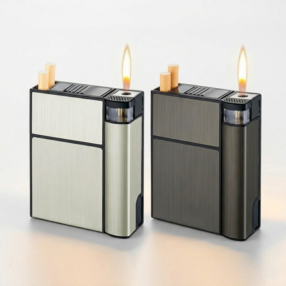 HandyFidgetGround™ SmokeMate Tight Seal Storage & Lighter Case