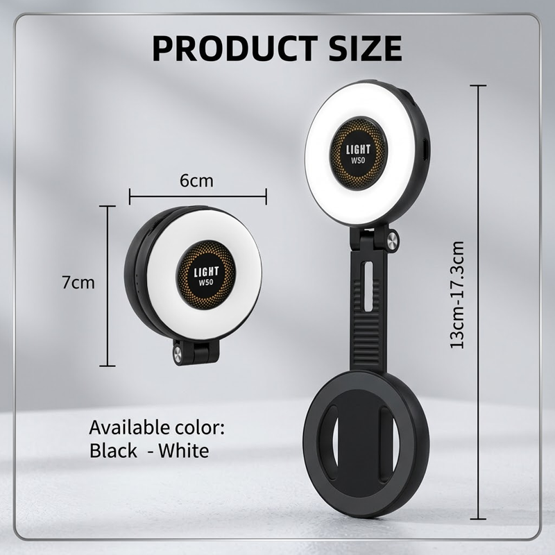 HiFiveGo™ SnapGlow Magnetic Fill Light Phone Stand