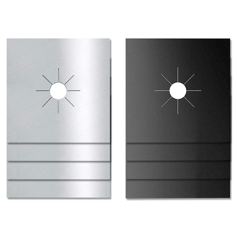 HandyFidgetGround™ SpillShield Non-Stick Stove Burner Covers