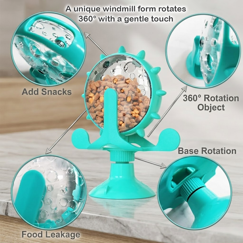 HiFiveGo™ SpinTreat Interactive Pet Feeder