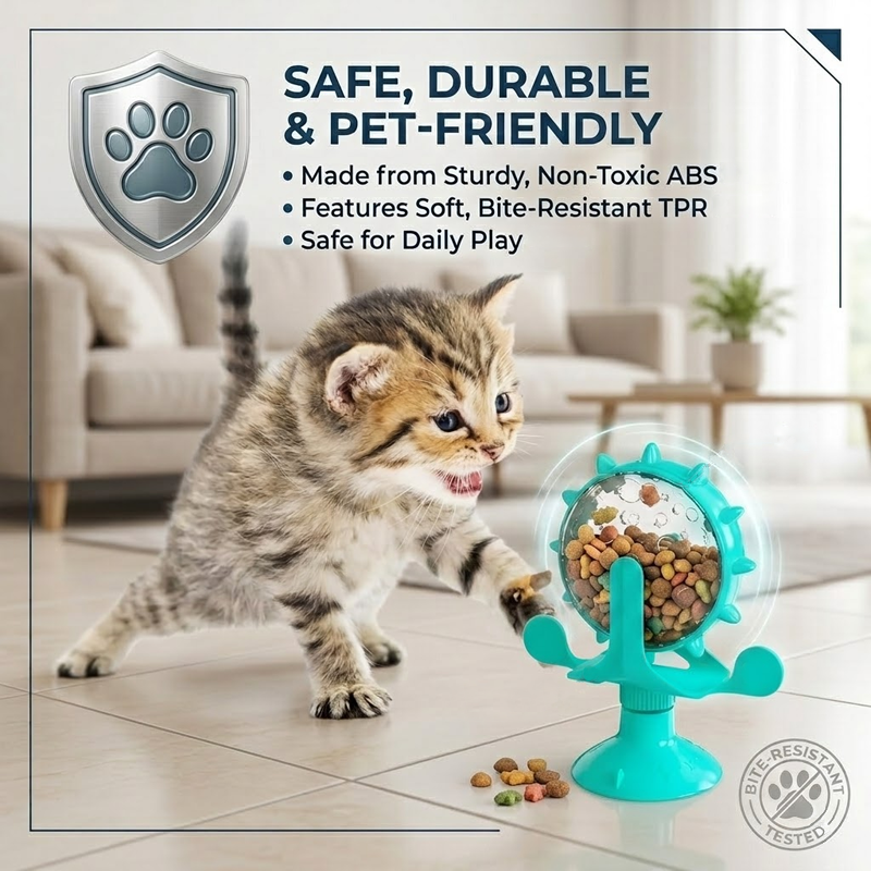 HiFiveGo™ SpinTreat Interactive Pet Feeder