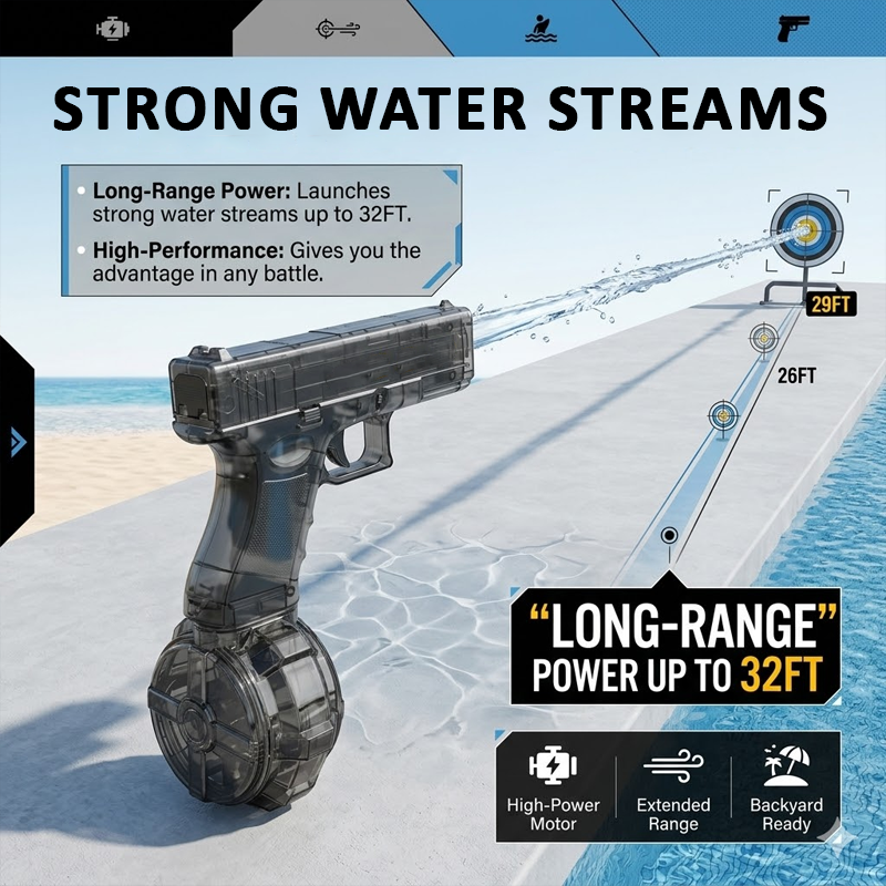 HiFiveGo™ SplashFire Automatic Electric Water Gun