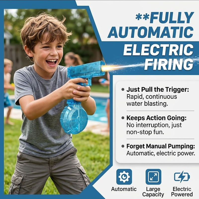 HiFiveGo™ SplashFire Automatic Electric Water Gun