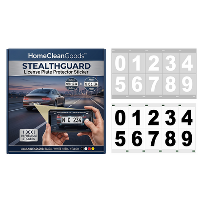 HiFiveGo™ StealthGuard License Plate Protector Sticker