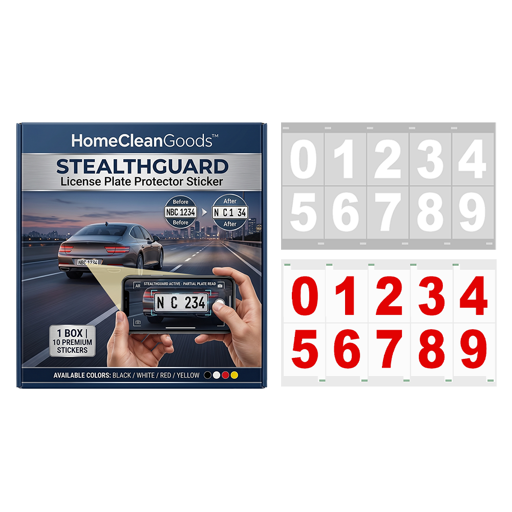 HiFiveGo™ StealthGuard License Plate Protector Sticker