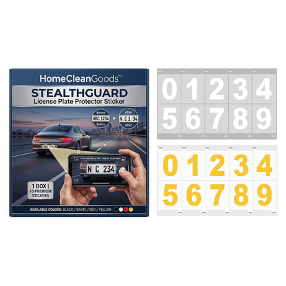 HiFiveGo™ StealthGuard License Plate Protector Sticker