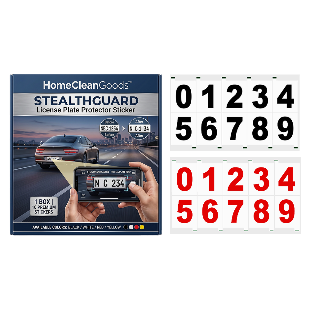 HiFiveGo™ StealthGuard License Plate Protector Sticker