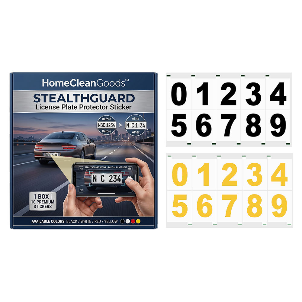 HiFiveGo™ StealthGuard License Plate Protector Sticker
