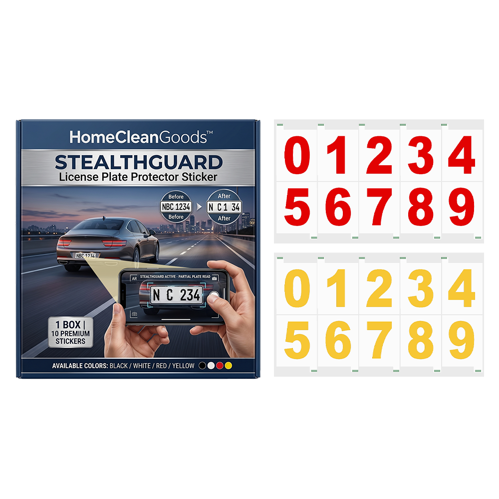HiFiveGo™ StealthGuard License Plate Protector Sticker