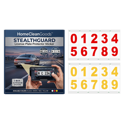 HiFiveGo™ StealthGuard License Plate Protector Sticker