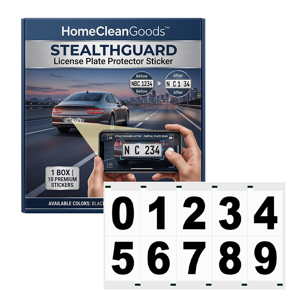 HiFiveGo™ StealthGuard License Plate Protector Sticker