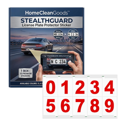 HiFiveGo™ StealthGuard License Plate Protector Sticker
