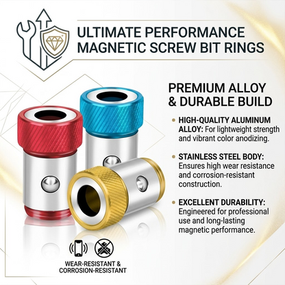 HiFiveGo™ ToolGrip Magnetic Screw Bit Ring
