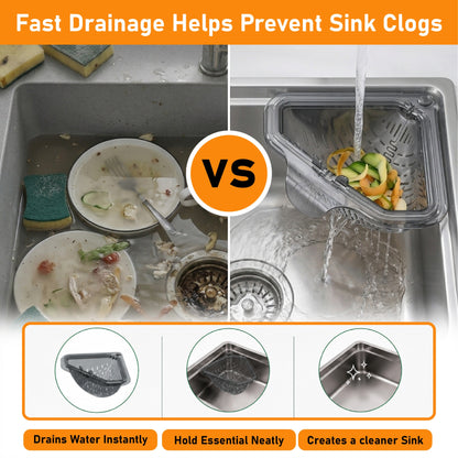 HiFiveGo™ TwistDrain Magnetic Triangle Sink Strainer