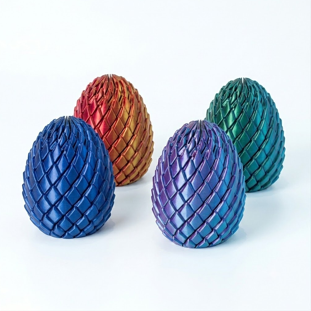 HiFiveGo™ TwistScale 3D Print Dragon Egg Fidget Toy