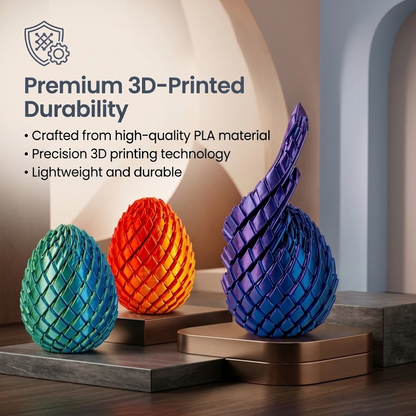 HiFiveGo™ TwistScale 3D Print Dragon Egg Fidget Toy
