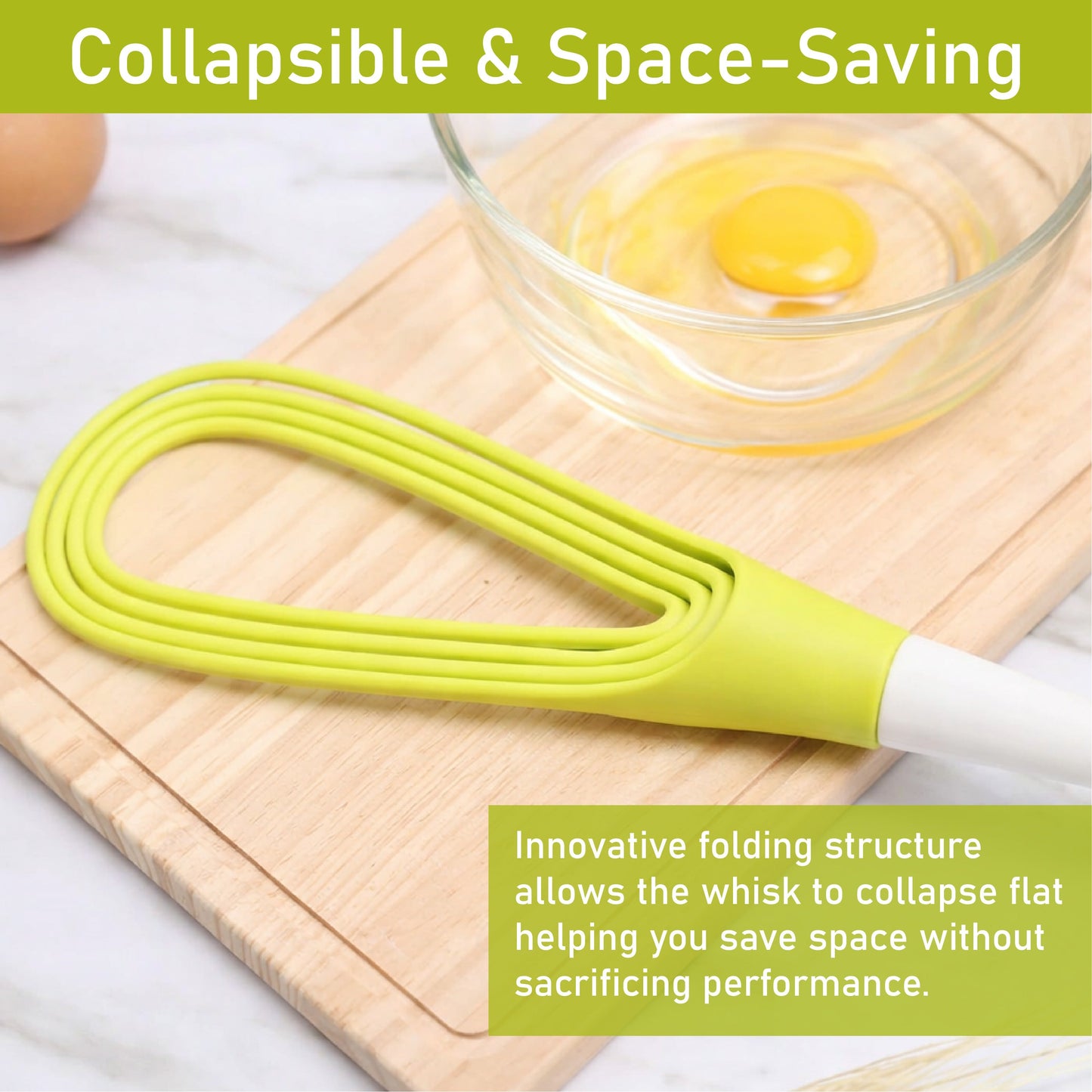 HandyFidgetGround™ TwistWhisk Dual-Function Foldable Whisk