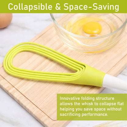 HandyFidgetGround™ TwistWhisk Dual-Function Foldable Whisk