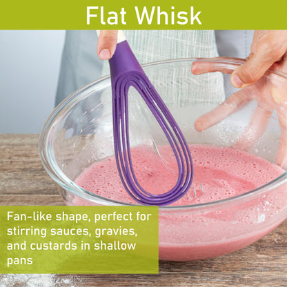HandyFidgetGround™ TwistWhisk Dual-Function Foldable Whisk