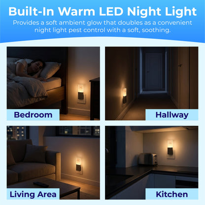 HiFiveGo™ USB Ultrasonic Pest Repeller Night Light