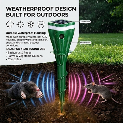HiFiveGo™ YardShield Solar Ultrasonic Pests Repellent