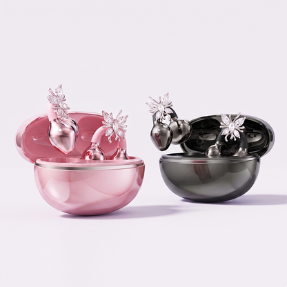 HiFiveGo™ JewelSound Diamond Clip-On Earbuds